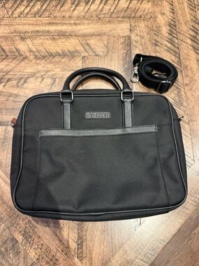 Ted Baker Black Briefcase with Removable shoulder Strap